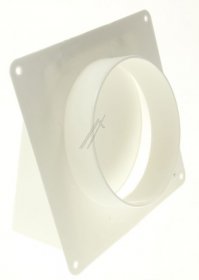 Nedco Air Extracter Flap - 501000 Flexi White Exit Frlip Ø100mm