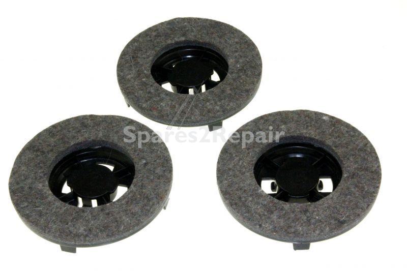 Felt - Vt504703 3 Polisher Pads For Lustrer 47 [Delonghi]