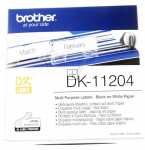 Brother Colour Cartridge - Dk-11204 Inking Ribbon Black-white 17mm For Brother