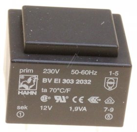 Ei30 Printtrafos With 1 Output - 12v-158ma Power Transformer 1x12,0v-1 Ma