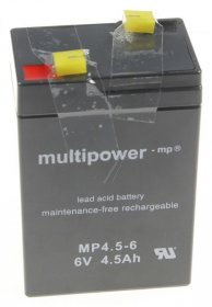 Multipower 6,0v Lead Batteries - 6 0v-4 5ah Mp4 5-6 6 0v-4 5ah Plumb Battery Pb Multipower 70x47x101mm