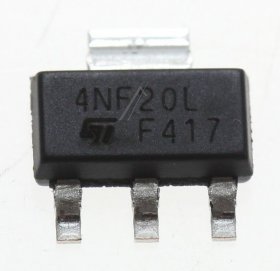Stmicroelectronics Mos Fet Transistor - 4nf20l N-channel Mosfet Transistor, 200v 1a, Smd Sot-223