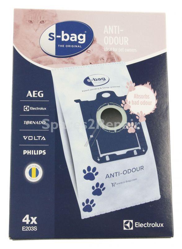 Vacuum Cleaner Bags - E203s 9001684597 E203s Anti Odour 4 Bag [Electrolux Aeg]