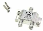 Fuba Aerial Distributor 2-way - Ohv 201 2-way F-splitter, Dc, 5-2400mhz