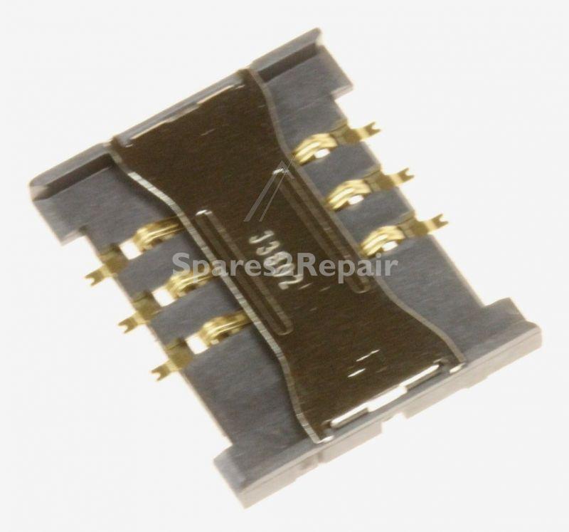 Samsung Sim Card Reader Internal - 3709-001627 Connector-card Edge 6p 2 54mm smd au-ni