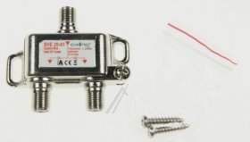 Axing Sat-, Bk- And Terrestrial Div - Sve 20-01 2-way Antenna Lead Splitter - 5-2200mhz