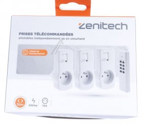 Rc Radio Power Outlet - Pack De 3 Prises TÉlÉcommandÉes Avec TÉlÉcommande