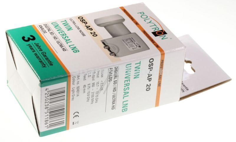 Polytron Lnc Insulation Band - Osp-ap 20 Universal Twin Lnb To Connect Two Subrcribers, Housing Light