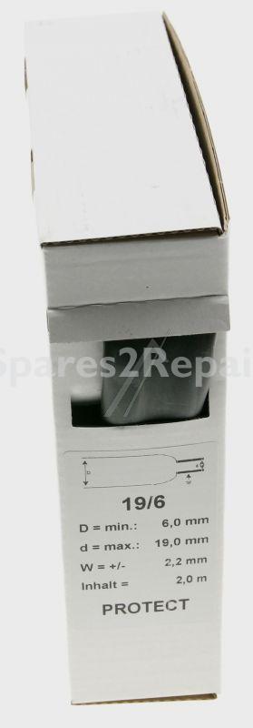 Deray Heat Shrink Tubing - Iakt Schrumpfschlauch Ø19mm - 6mm - 2m Lang Kleberbeschichtet 3:1