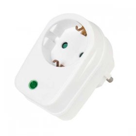 VIVANCO Excess Voltage Filter ÜSP 1W ADAPTER DE SÉCURITÉ KISI,BLANC 21950