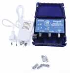 Power Supply+amplifier Kit - Kit Ampli+ Alim-40 Db RÉglable-canaux 21-48 Lte700- 2 EntrÉes (bi-bill-uhf)