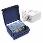 Power Supply+amplifier Kit - Kit Ampli+ Alim-40 Db RÉglable-canaux 21-48 Lte700- 2 EntrÉes (bi-bill-uhf)