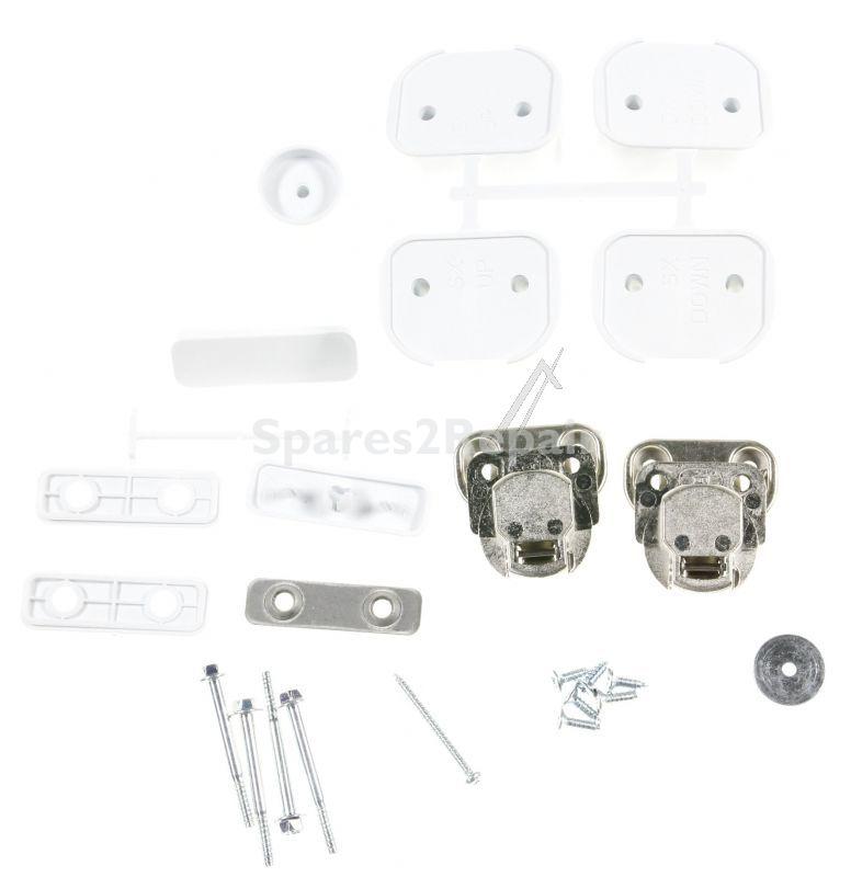 Door Hinges For Washing Machines - 43013964 Integrated Door Fixing Kit [Candy Hoover]