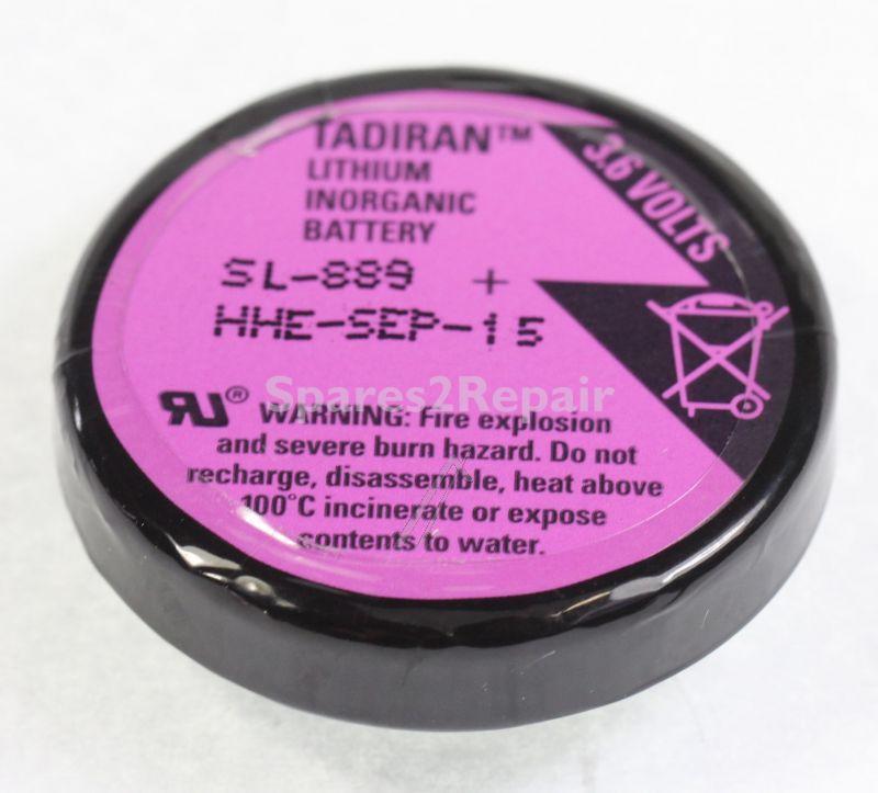 Tadiran Batteries Battery - 3,6v-1000mah Batterie Lithium, 1-10d, 3-pin, Ø33x6,2mm