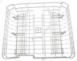 Dish Basket - 1022576 Upper Basket 60 [Amica]