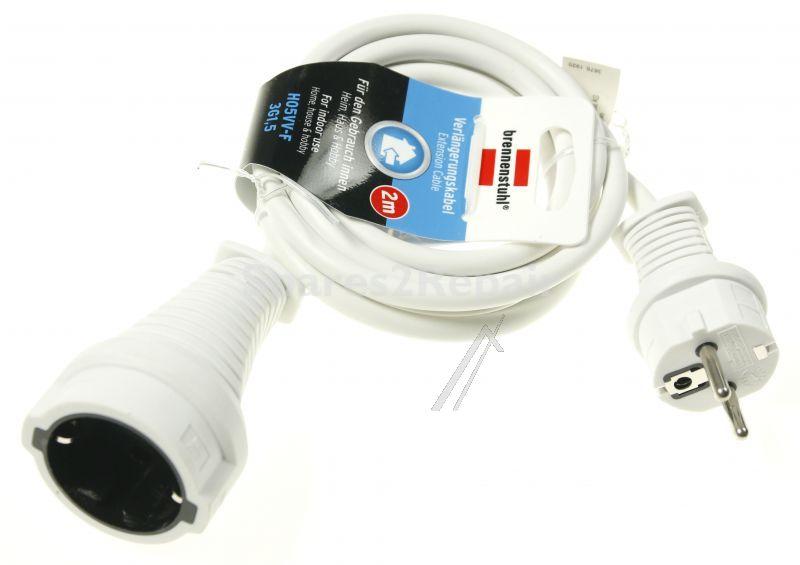 Brennenstuhl Power Supply Cable - 1168120015 Extension Cord H05vv-f 3g1 5 2m