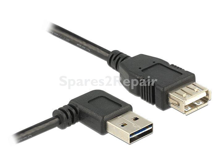 Delock Usb-connector - Extension Cable Easy-usb 2.0-a Male Left-right Angled > Usb