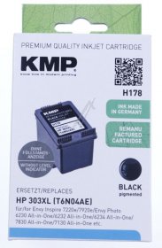 Kmp Cartridge - 1763 4001 H178 Ink Cartridge Black 12 9ml