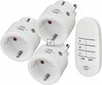 Brennenstuhl Rc Radio Power Outlet - Comfort-line Mini Funkschalt-set 3x Ip20