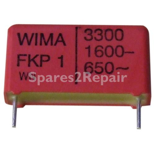 Wima Fkp1 Pulse Capacitor - 3300pf-1600v Fkp1 Impulskondensator Rm=22 5mm