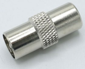 Axing Coaxial Adaptor - Cka 1-00 Adapter Iec Iec Iec-male To Iec-male