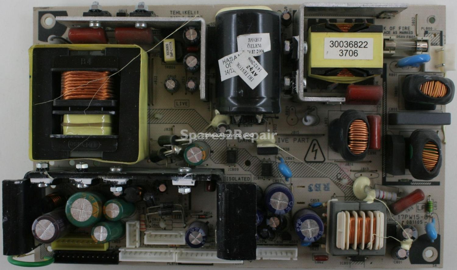 Bush IDLCD37TV25HD - PSU - 17PW15-8 - 081105