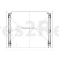 Front Plate - 140044082059 Front Glass Inox Zanussi 592x4 [Electrolux Aeg]