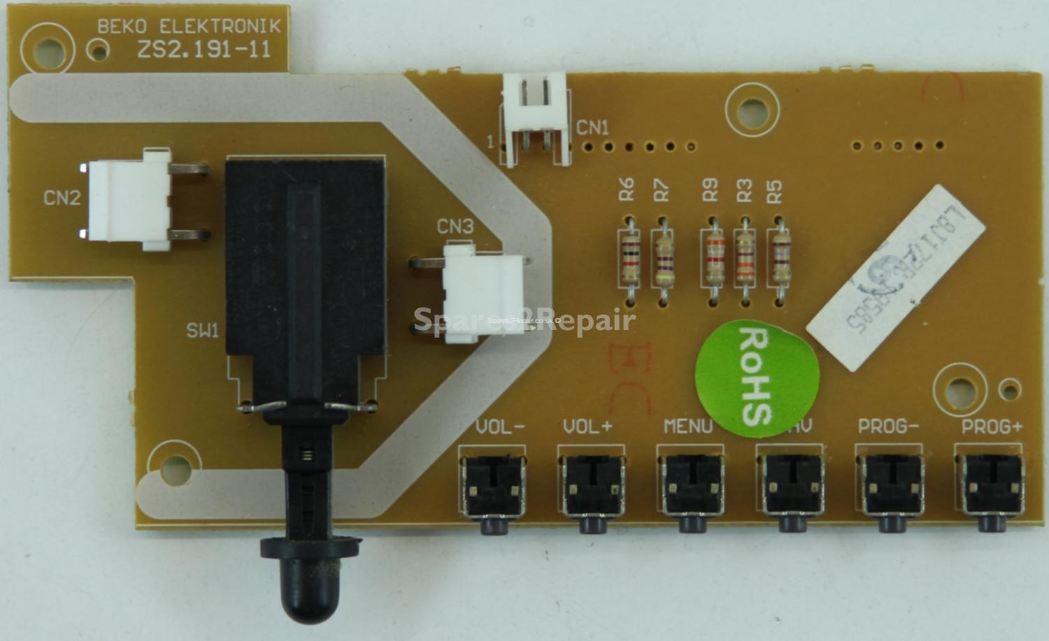 Grundig Amira 32HDBLK - Buttons - BEKO ZS2.191-11