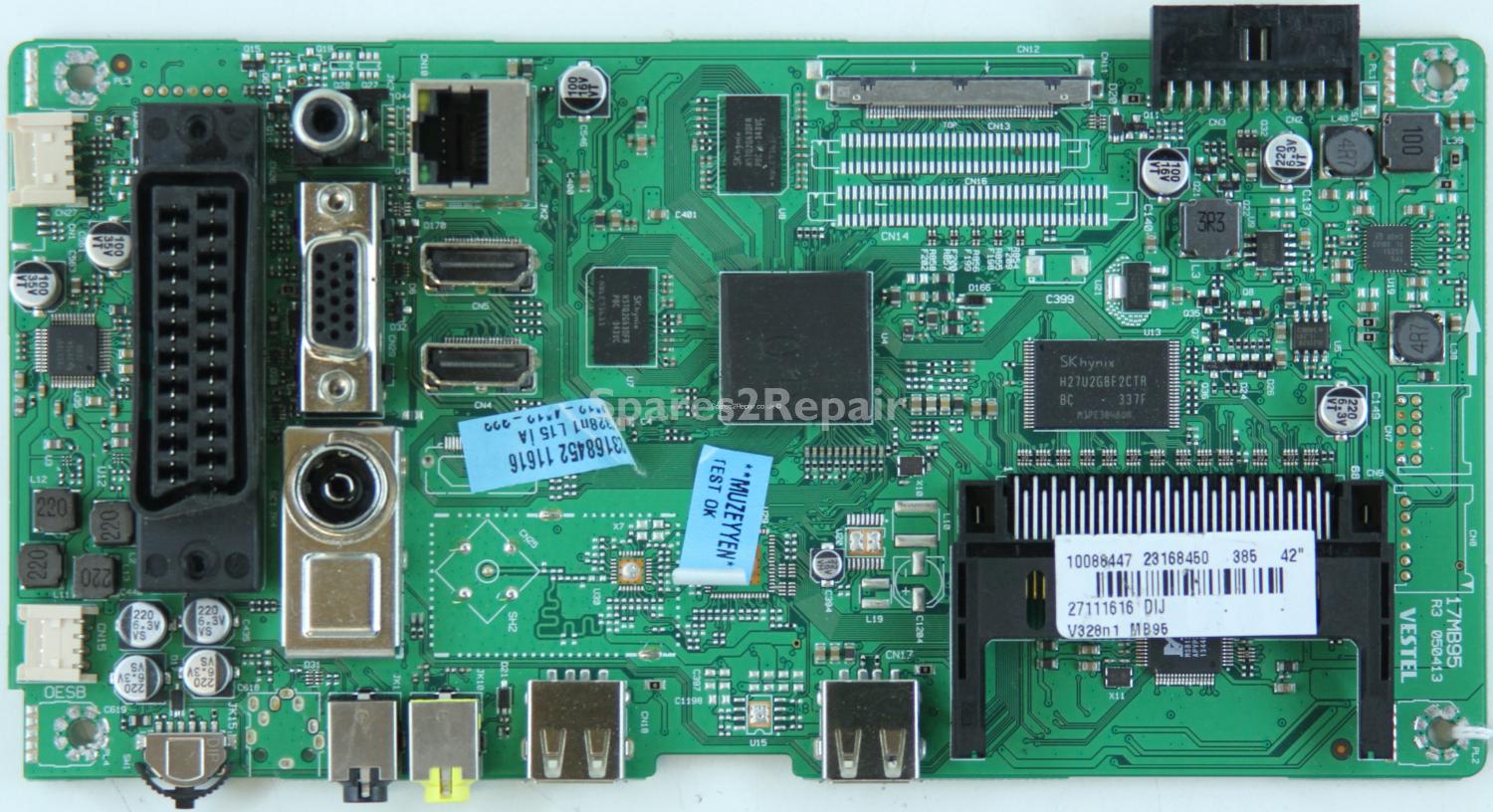 Hitachi 42HXT12U - Main AV - 23168450 - 17MB95 R3 - 050413