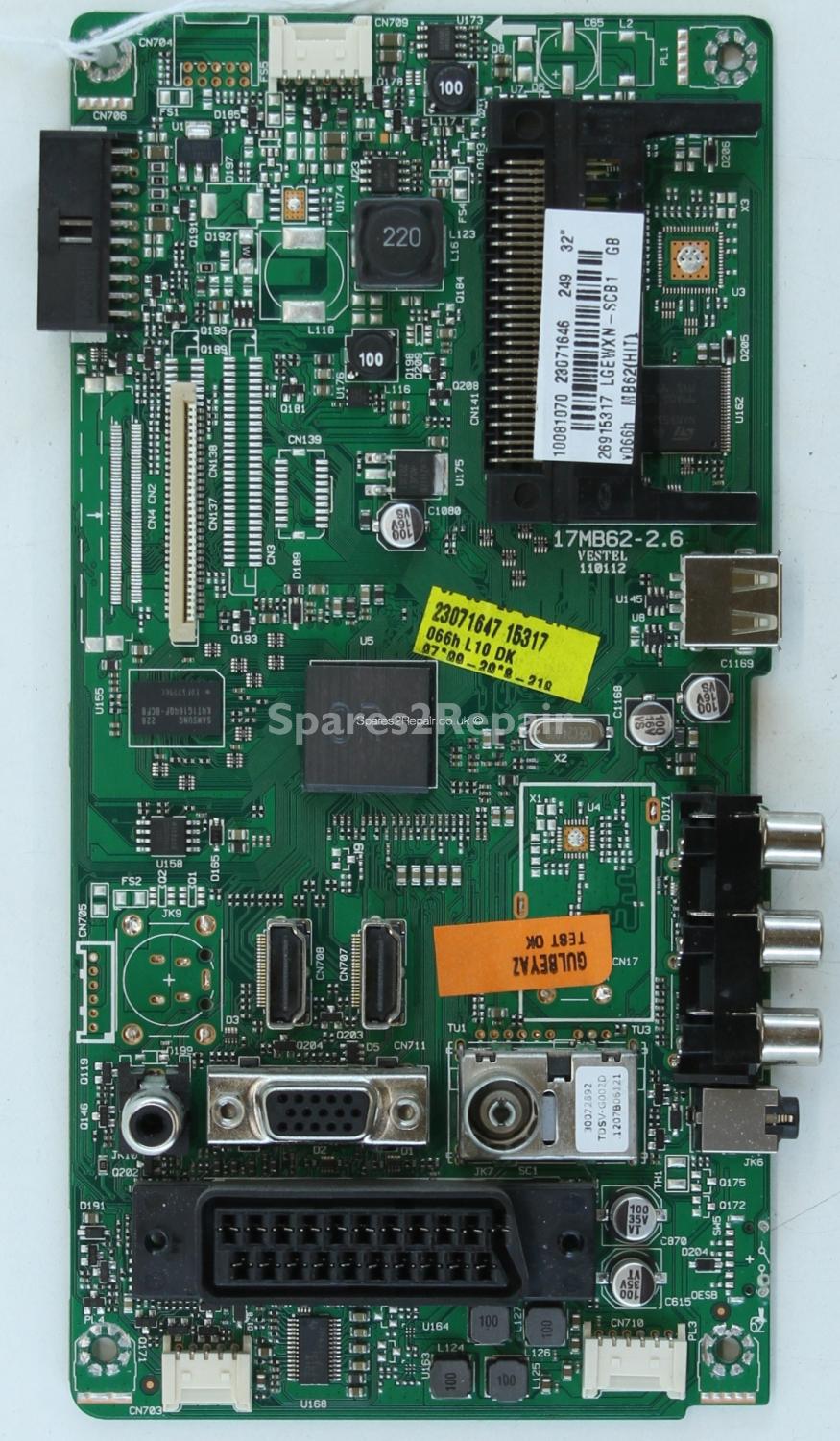 Hitachi L32HK04UL - Main AV - 17MB62-2.6 110112 - 23071646