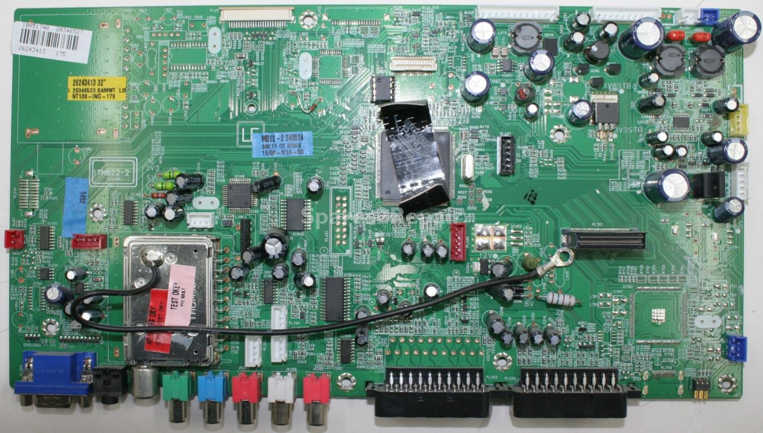 Hitachi L32H01UA - Main AV - 17MB22-2 - 021106 - 20346523