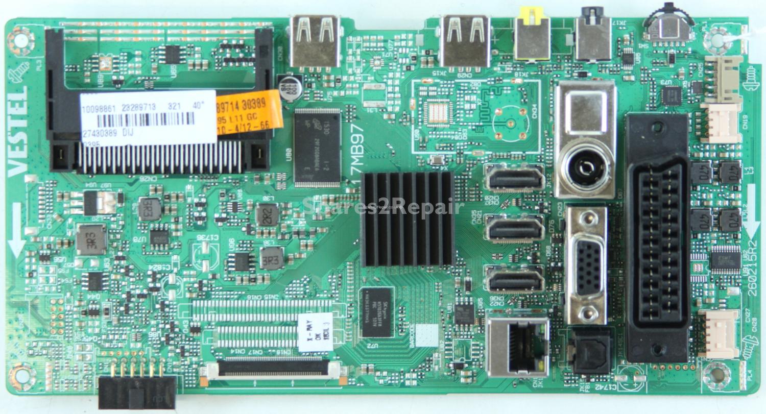 JVC LT-40C750 - Main AV - 23289713 - 17MB97 - 260215R2