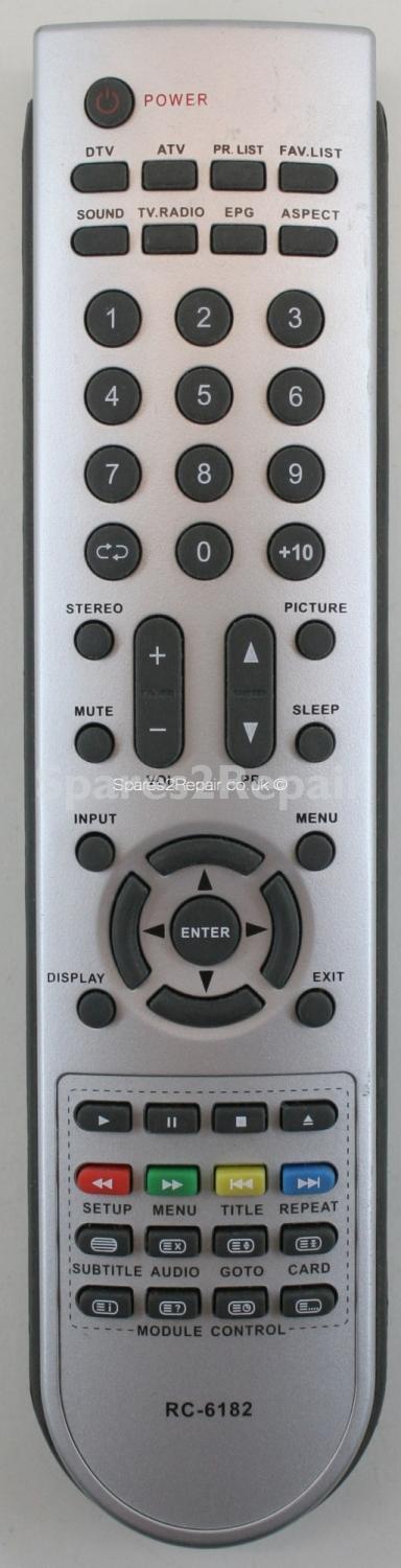 JVC TEAC RC-6182 Remote Control