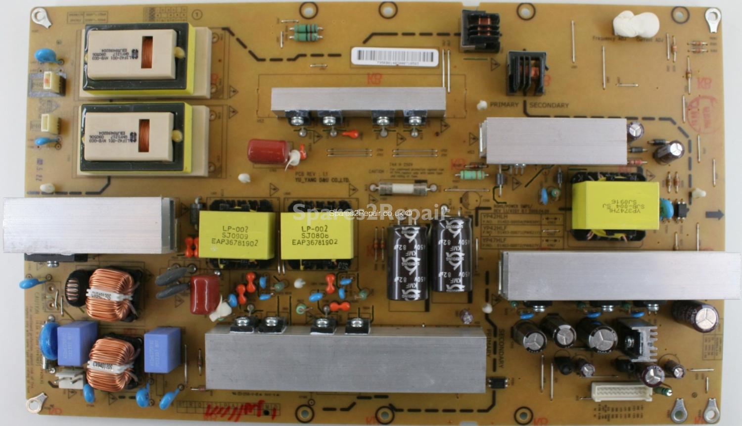 LG 42LF7700 - PSU - EAY01403000 - YP42HLF - 01403-00071 - Rev 1.1 - Assy B.1 - PW821Y