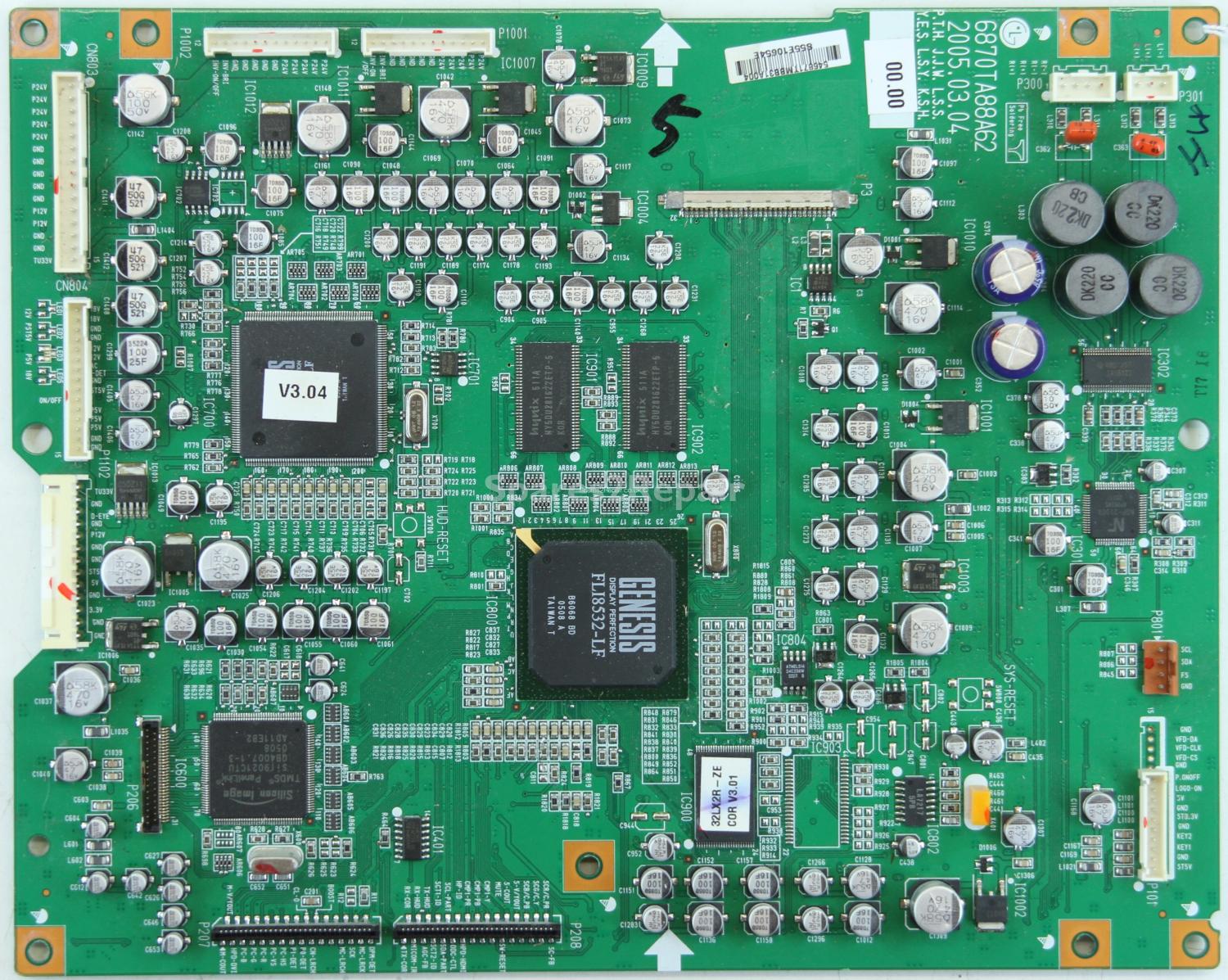 LG 32LX2R-ZE - AV Board - 6870TA88A62 - 6871TMBB31A