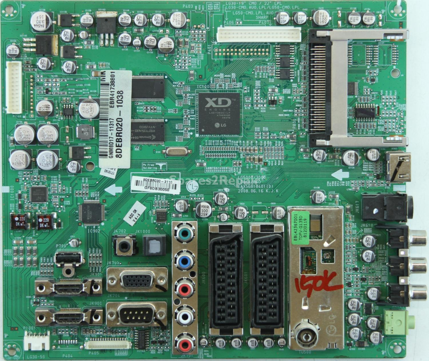 LG 42LG5010 - Main AV - EBR41738801 - EAX56818401(0) - LD84A/84D