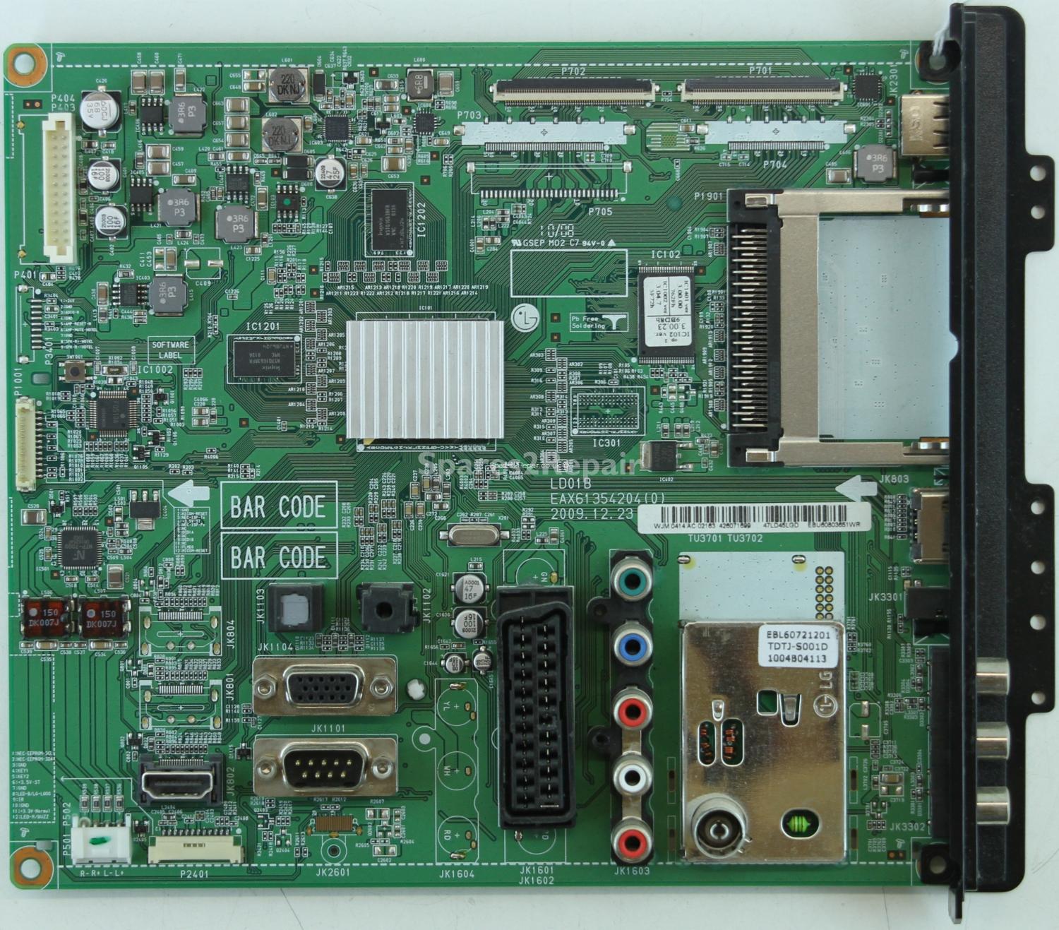 LG 47LD450 - Main AV - EBU60803651 - EAX61354204(0) - LD01B