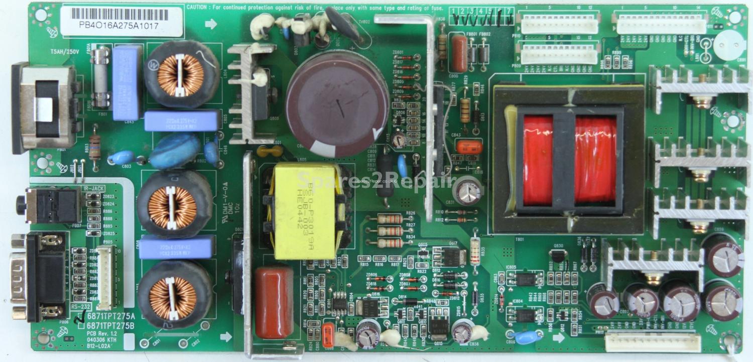 LG RZ-26LZ50 - PSU - 6871TPT275A - Rev 1.2 - 040306 - B12-L02A