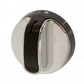 Compatible for Belling 60EDO, 601EDO; New World 541ETC, 551ETC, 601ETC, 601EDO Series Main Electric Oven Black & Chrome Control Knob