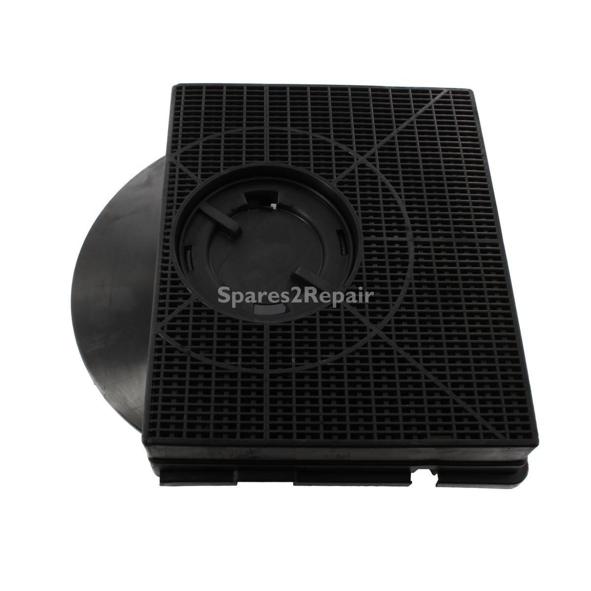 Compatible for Indesit Type 303 Carbon Charcoal Filter (205mm x 215mm x 43mm, Pack of 1)