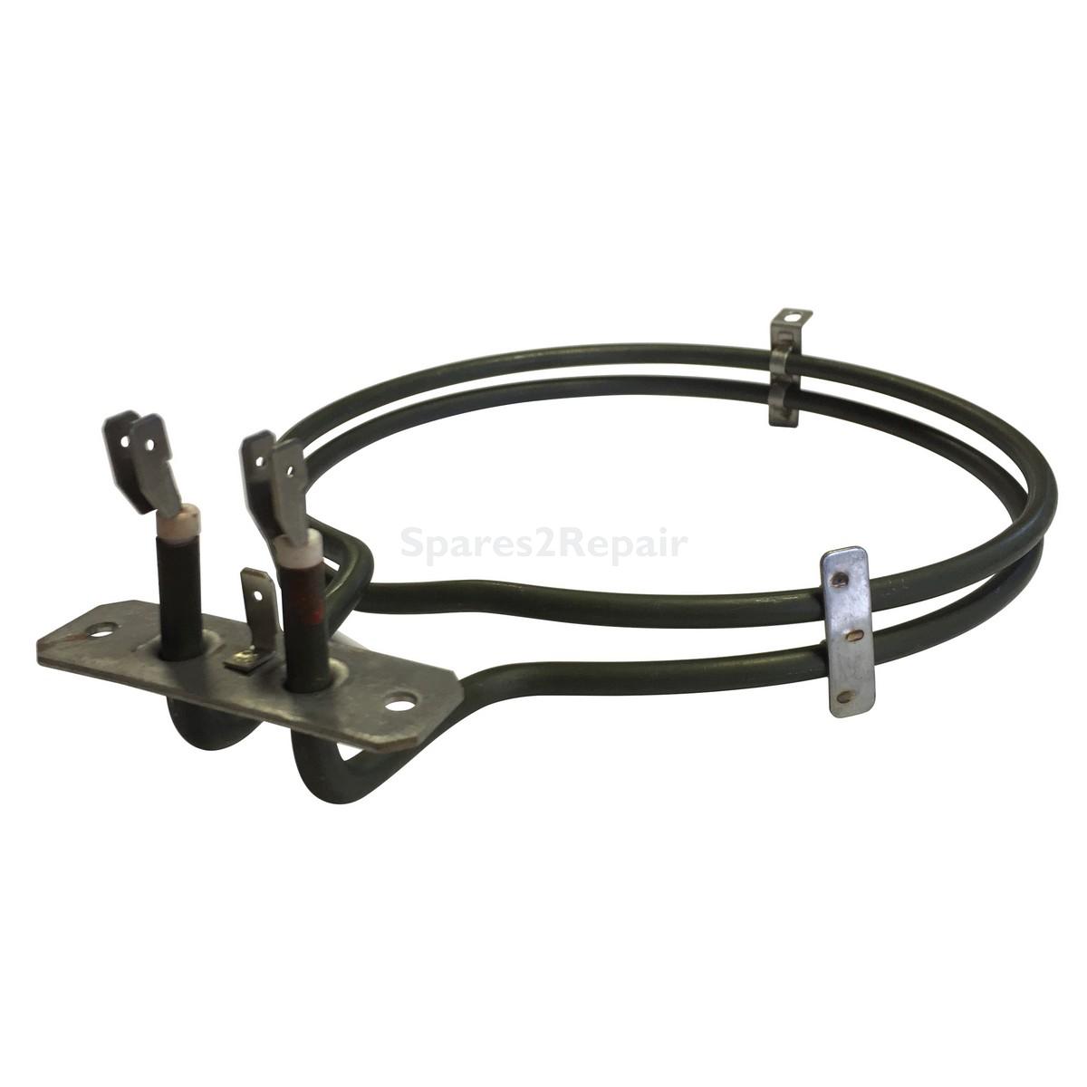 Compatible for Electrolux, Moffat, Tricity Bendix, Zanussi, BM, BMF, BMS, BST, C2/5/7000, EK, EKC, EKE, EKM, EOB, EOM, MS, ZB-C-D Series 2-Turn Version Fan Oven Element (2000W, 230V)
