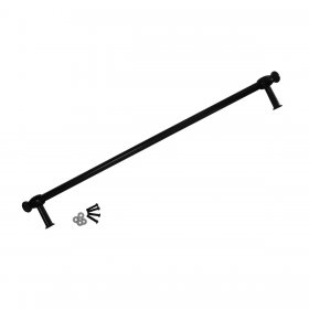 Universal Black Oven Grill Cooker Cut to Size Door Handle with Fixing Kit