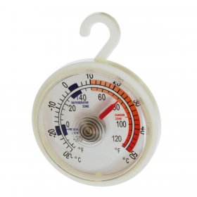 Universal -30°C to +50°C Temperature Range Round Dial Type Thermometer with Hanging Hook