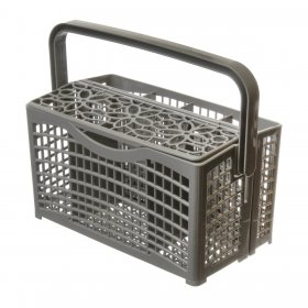 Universal Deluxe Dishwasher 2-in-1 Full Size and Detachable Slimline Cutlery Basket (230mm x 130mm x 145mm)