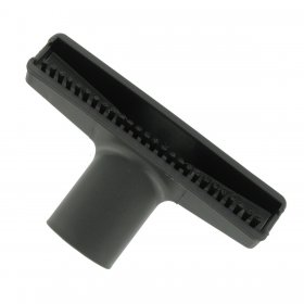Universal Black Plastic Upholstery Nozzle with Brush (35mm)