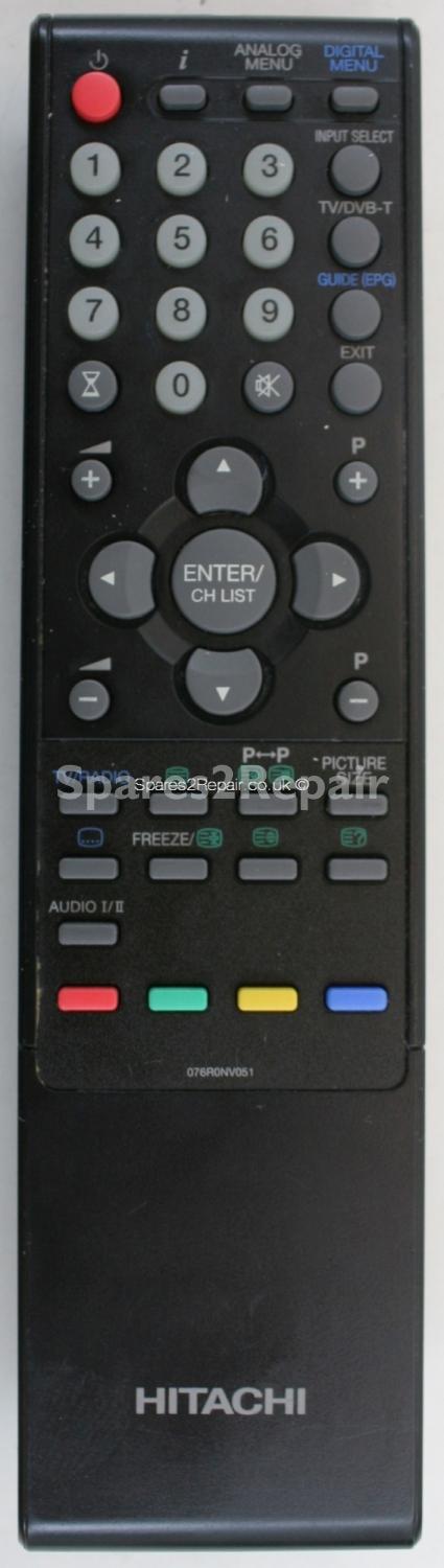 Hitachi 076R0NV051 Remote Control (Original)