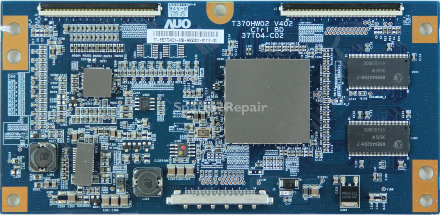 Samsung LE37A552P3R - LVDS - 37T04-C02 - 55.37T04.C01 - T370HW02 V402 Ctrl BD