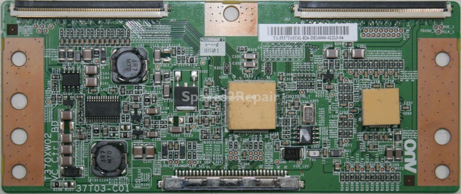 Samsung LE37A456C2D - LVDS - 37T03-C01 - 55.37T03.C01 - T370XW02 VC Ctrl BD