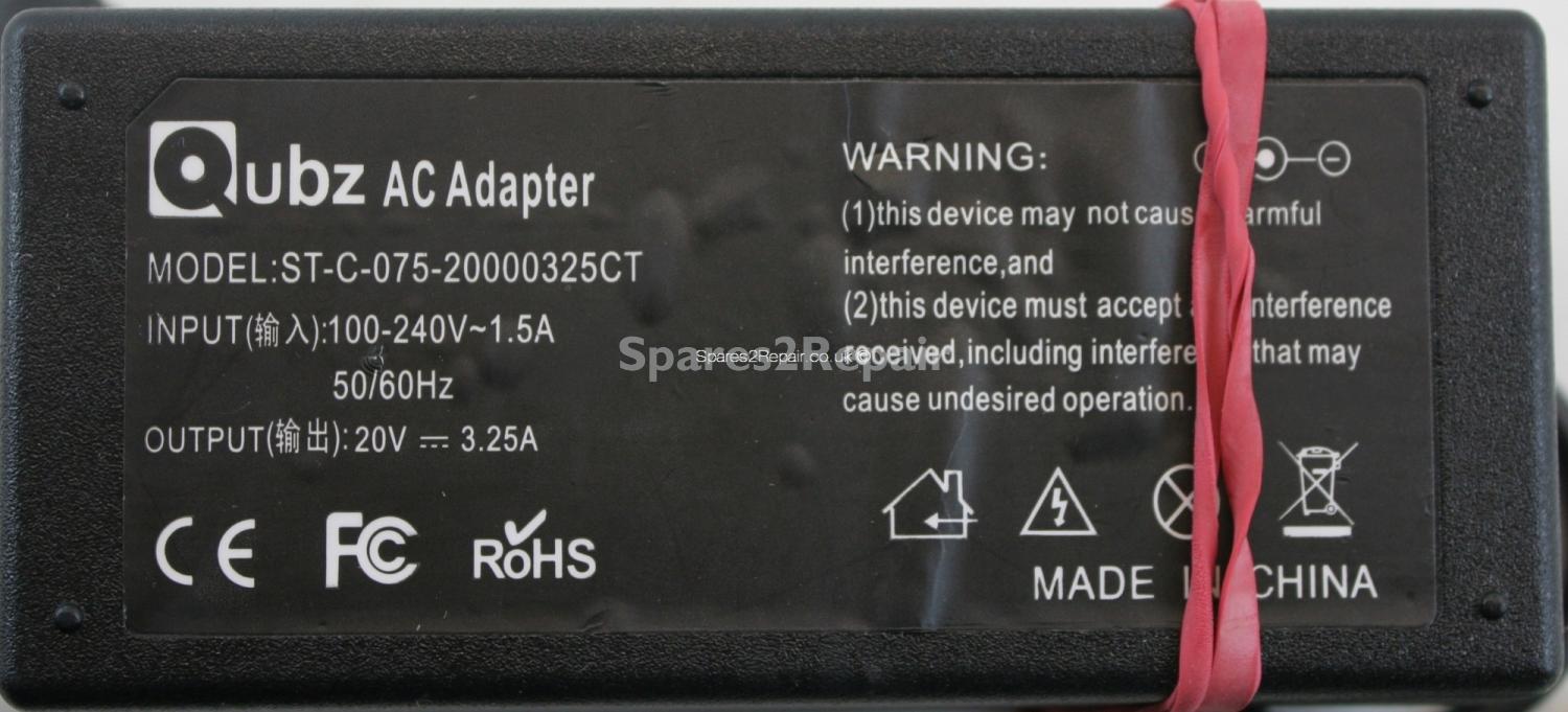 Unbranded - Charger - ST-C-075-20000325CT - 20V 3.25A